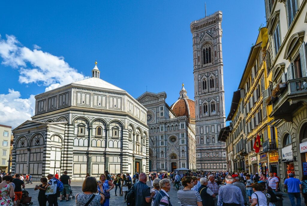The site of the original Battle: the streets of Florence, Italy