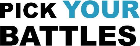 Pick Your Battles logo